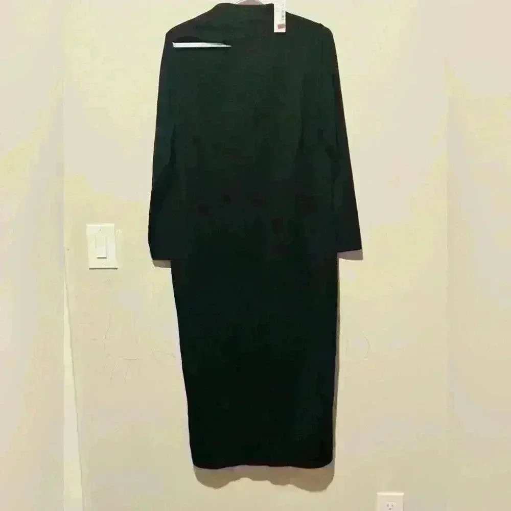 Plus size Additional Elle long sleeve black dinner dress  size 18